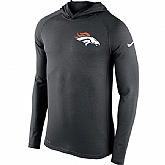 Men's Denver Broncos Nike Charcoal Stadium Touch Hooded Performance Long Sleeve T-Shirt,baseball caps,new era cap wholesale,wholesale hats
